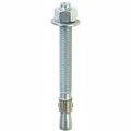 Itw Brands Trubolt Wedge Anchor, 1/2" Dia., 5-1/2" L, Steel Zinc Plated 50067